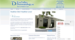 Desktop Screenshot of foxvalleydermatology.com